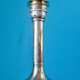 Paire de lampes de chevet en laiton et métal laqué écru, Danemark 1960