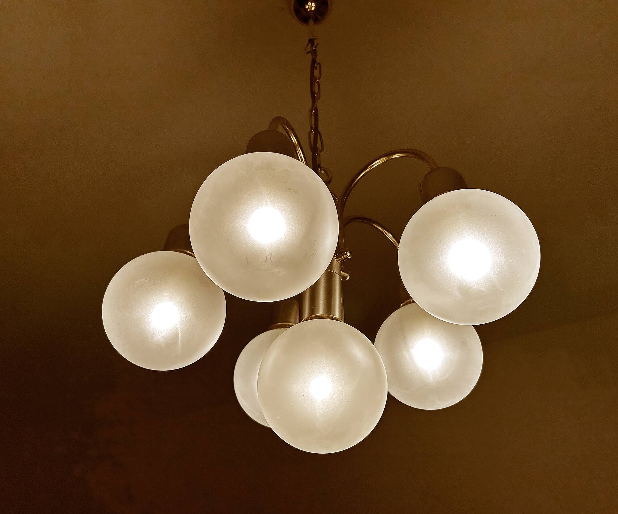 Vintage Space Age Pendant Light