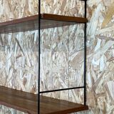 60s 70s teak string shelf wall shelf String