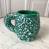 Cup / mug green fat lava vintage 70s