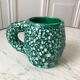 Cup / mug green fat lava vintage 70s