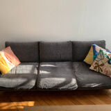 Modern style anthracite gray sofa