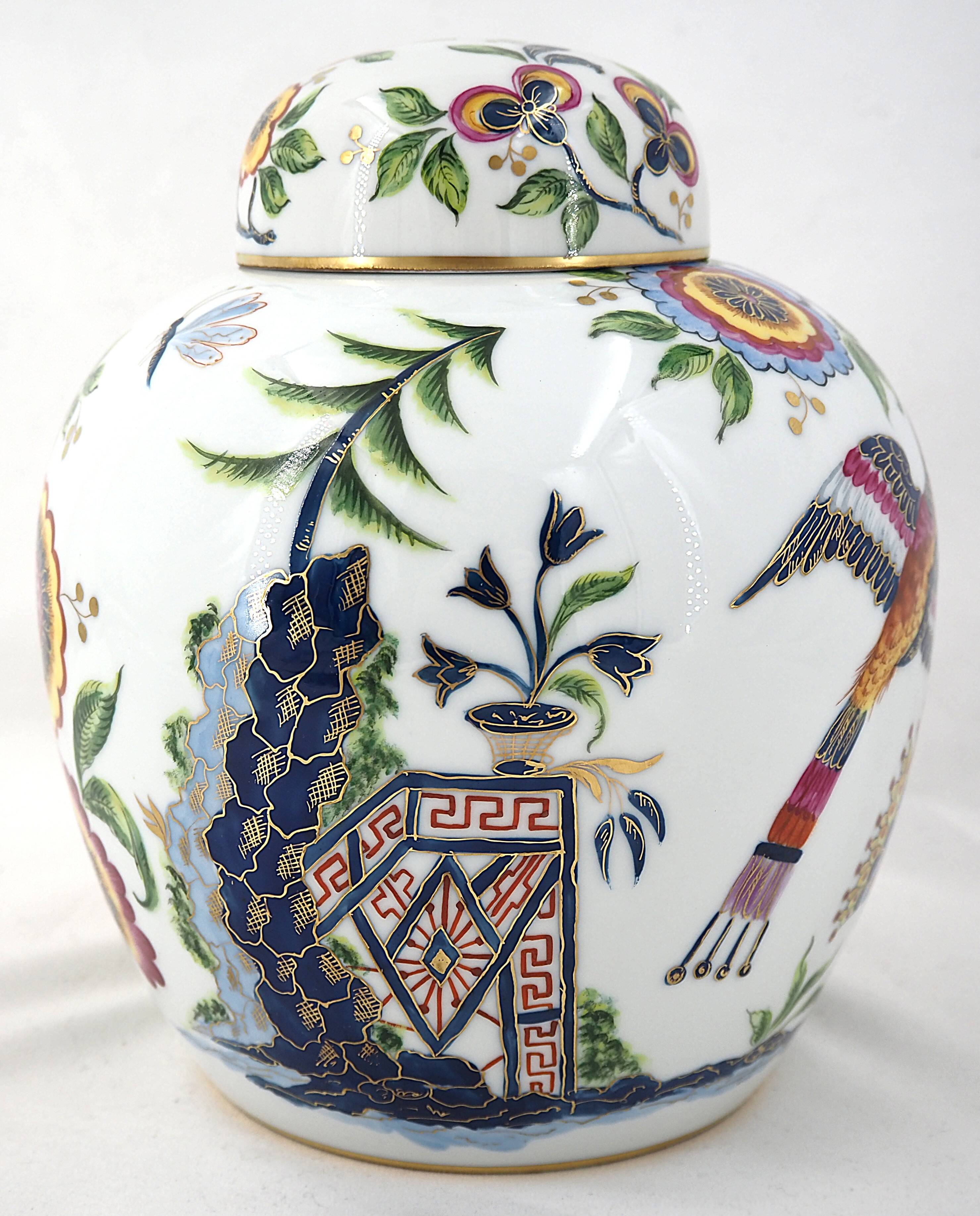 Le Tallec in Paris, complete covered porcelain pot, signed, excellent condition.