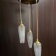 Vintage diamond point rocket suspension cascade globes