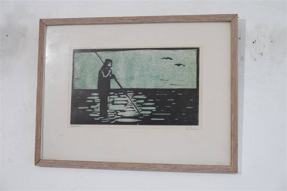 Swedish lithograph by Ake Holm