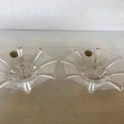 Pair of crystal candle holders RCR Italy