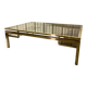 Vintage Guy Lefèvre gold coffee table 1970s