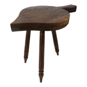 Tabouret tripode as de pique en