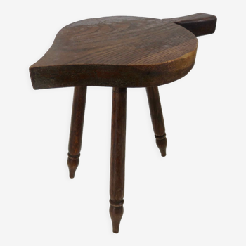 Wooden "ace" tripod stool from the 50s 60s