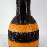 Vintage floor vase Alger decor Bay manufacture, Germany 1960