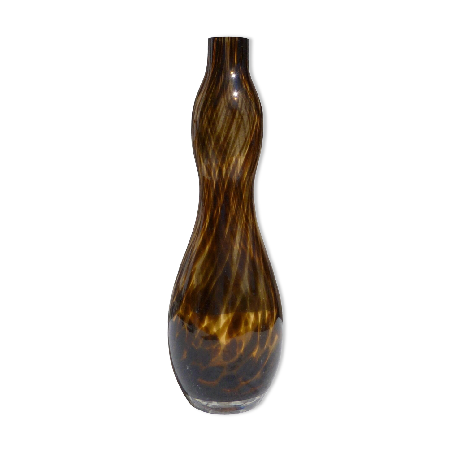 Murano turtleshell glass vase