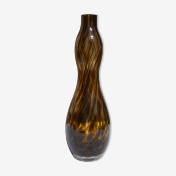 Murano turtleshell glass vase