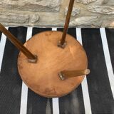 Round side table