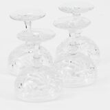 Set of 4 glass glasses