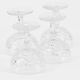 Set of 4 glass glasses