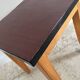 Table basse en formica et bois vintage