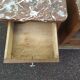 Set of 2 1950 Wood and Marble Bedside Tables