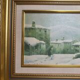 Winter landscape table