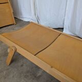 Vintage Folding Wooden Daybed /by Niko Kralj for Stol Kamnik / 1970s