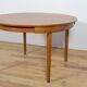 Mid century round extendable dining table and chairs from mcintosh, 1960s, set of 5