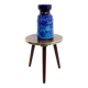 Round formica plant stand pedestal