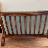 2-seater rattan bench