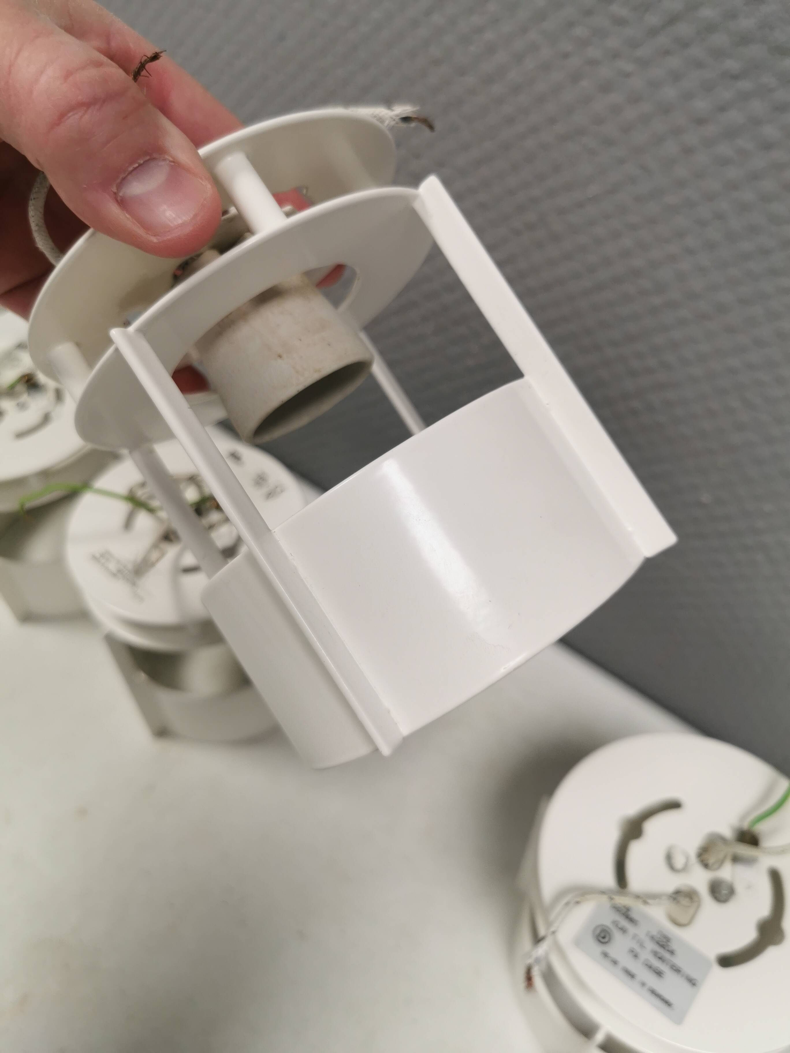 Four Magazine Spots/Lamps, by Vilhelm Wohlert for Louis Poulsen 70s Denmark