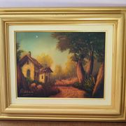 Tableau huile par Baroni