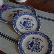 Paire d'assiettes plates Johnson Brothers « Hearts & Flowers »