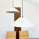 Lita 6047 White Suspension – Ø50 – French Industrial Design 80's