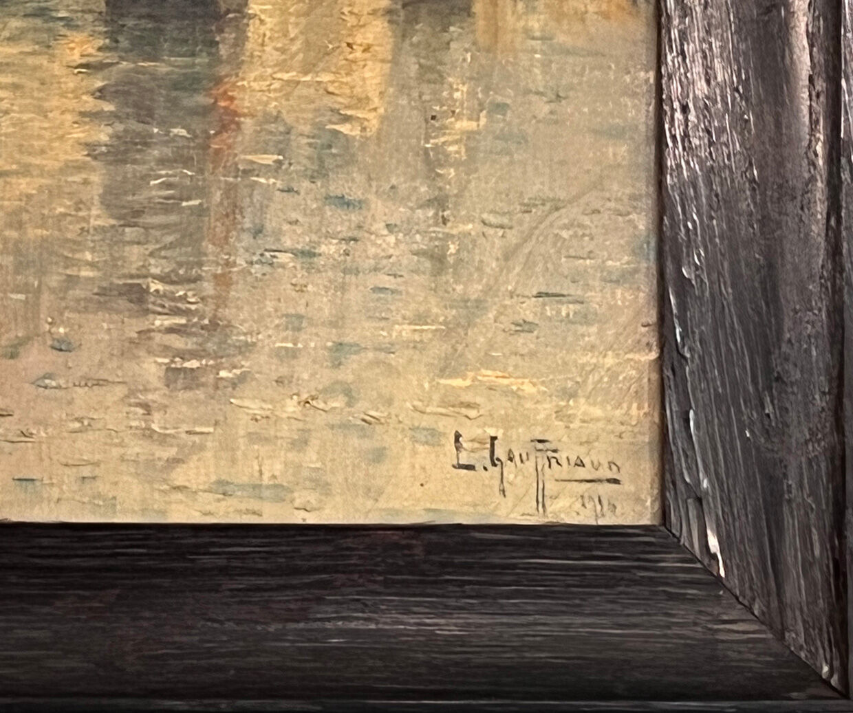 Huile sur toile de Emile Goffriaud
