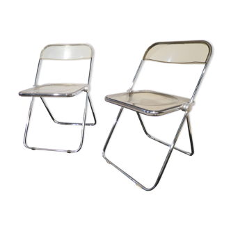 Pair of chair Piretti for Castelli 1970