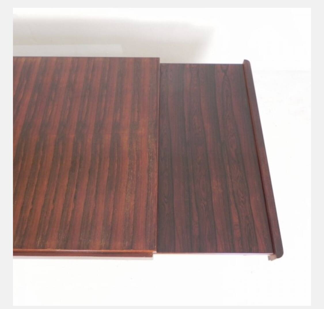 Art Deco dining table, rosewood veneer, extendable up to 248 cm, 1930s.