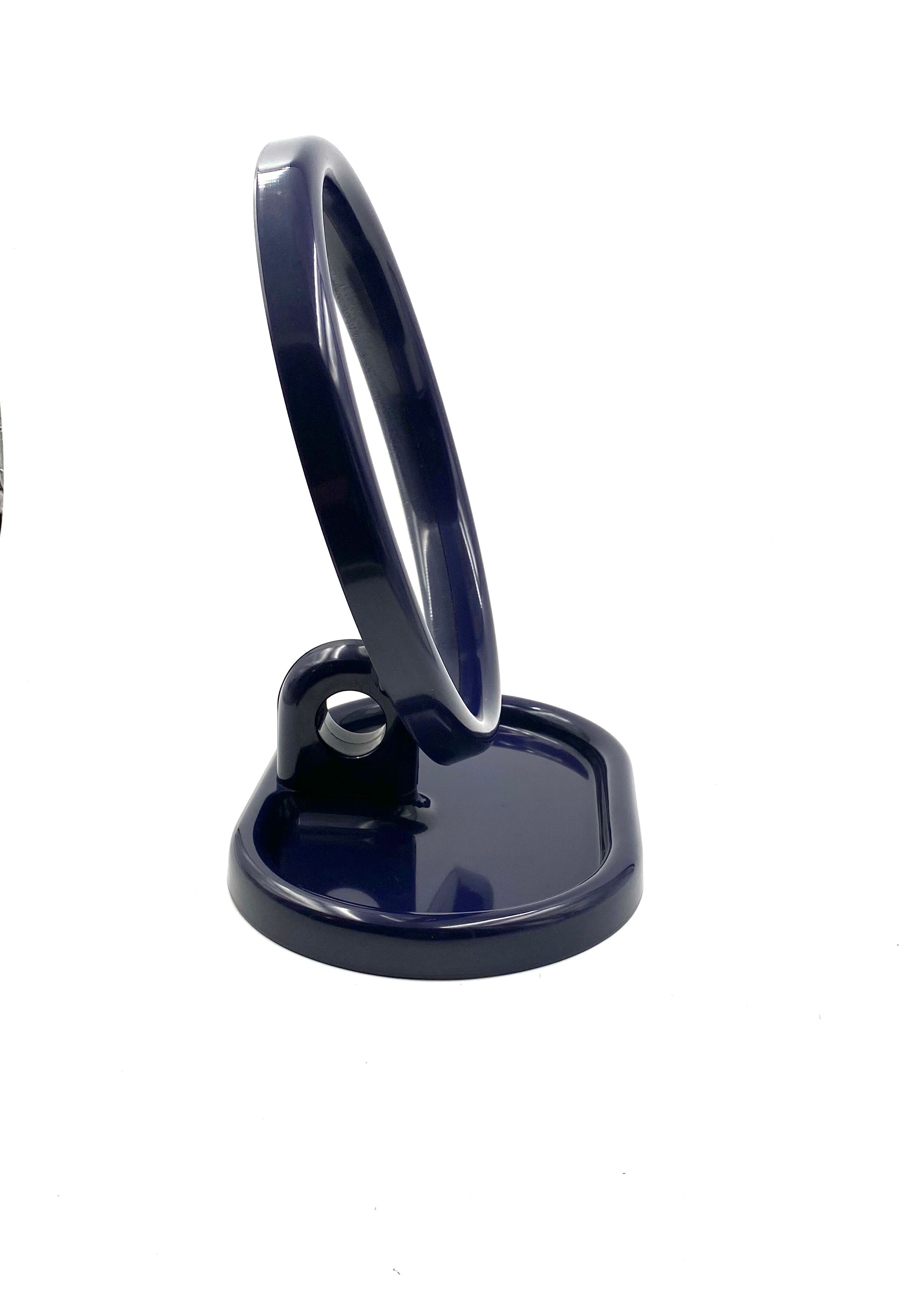 Olaf von Bohr, Blue Table Mirror, Gedy Italy, ca. 1970