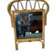 Vintage rattan mirror from the 1960s
