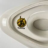 "Yvonne" ironstone sauceboat, Orchies, early 20th century