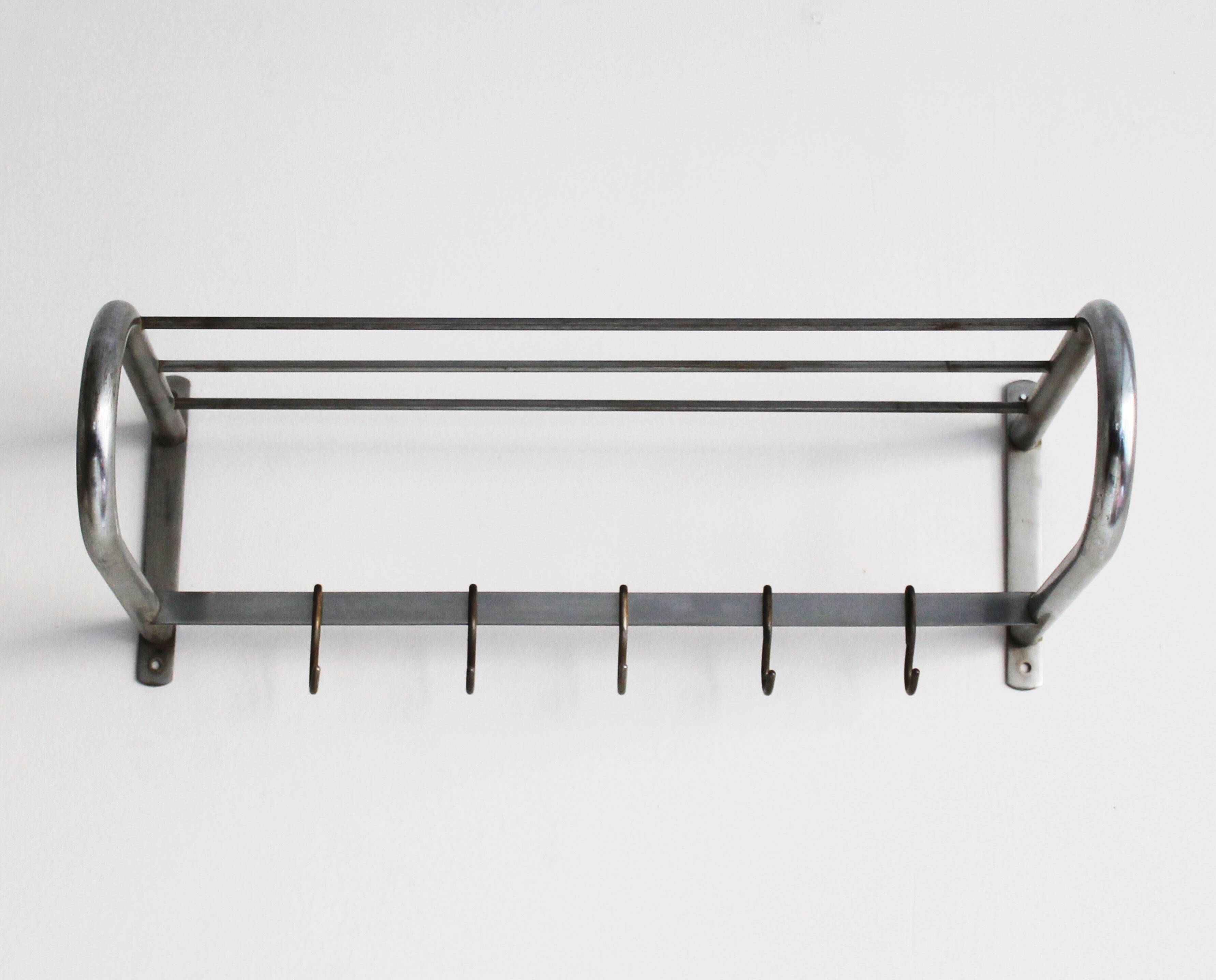 Modernist Tubular Steel Coat Hanger
