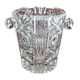 Vintage ice bucket molded crystal - ice cube