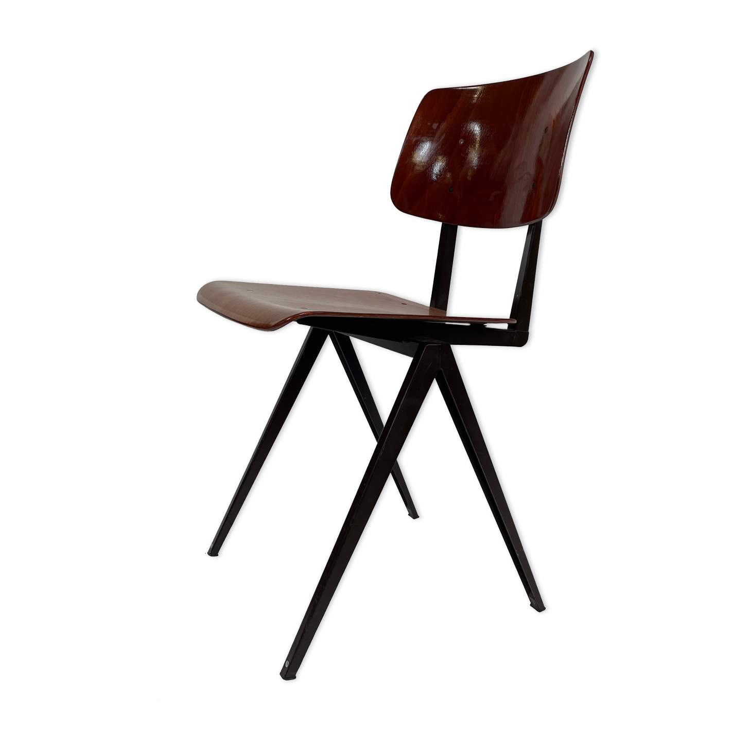 Industrial chair Galvanitas S16 Pagholz Netherlands 60's