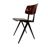 Chaise industrielle Galvanitas S16 Pagholz Pays-Bas 60's