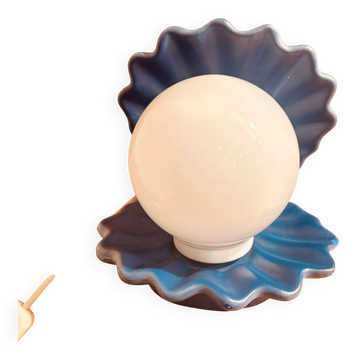 Lampe coquillage vintage