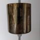 Hollywood Regency brass pendant by Vitrika, Denmark circa 1970.