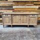 Aero-sanded cherry wood enfilade