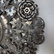 Miroir mexicain vintage en métal