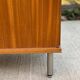 Scandinavian wooden chest of drawers sideboard cabinet with 2 doors 123cm
