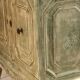 Antique patinated 2-door sideboard