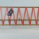 Vintage mid century wall mount brass wardrobe coat rack