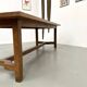 Oak farmhouse table, 1950s
