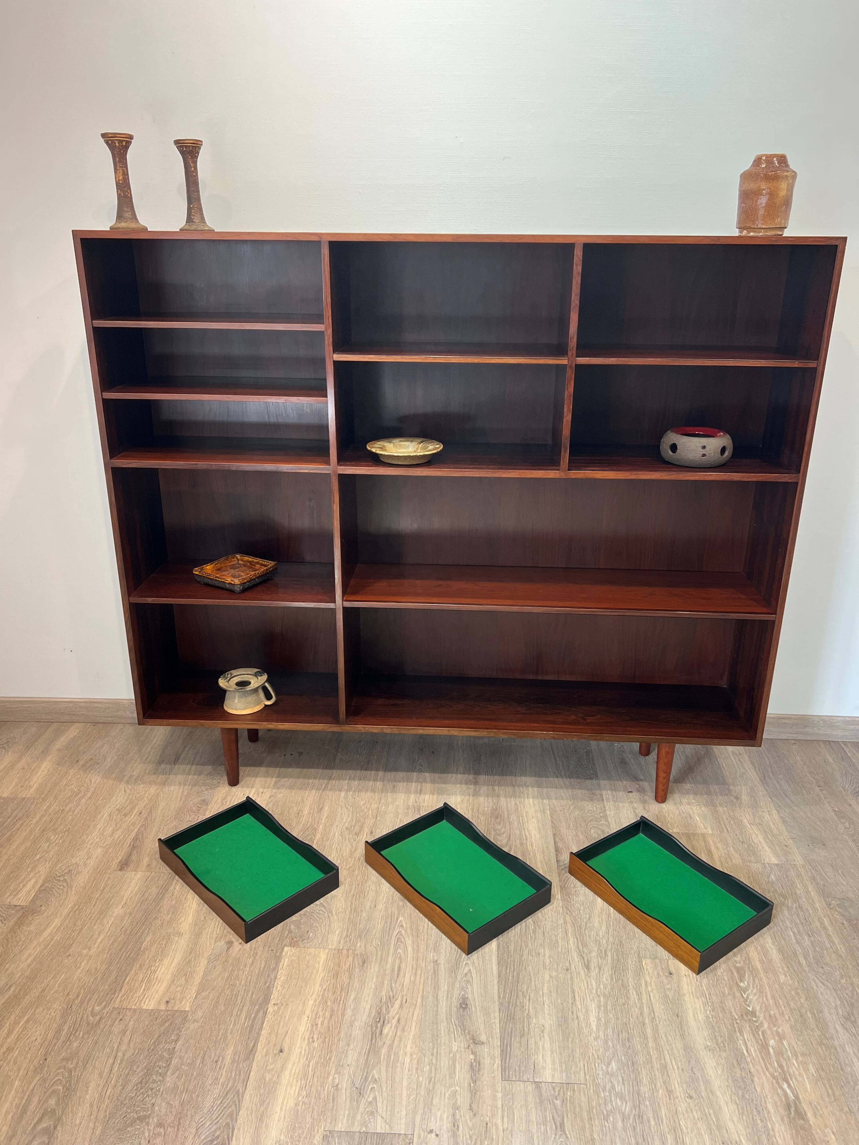 Scandinavian bookshelf in rosewood Denmark