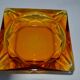 70's vintage amber ashtray